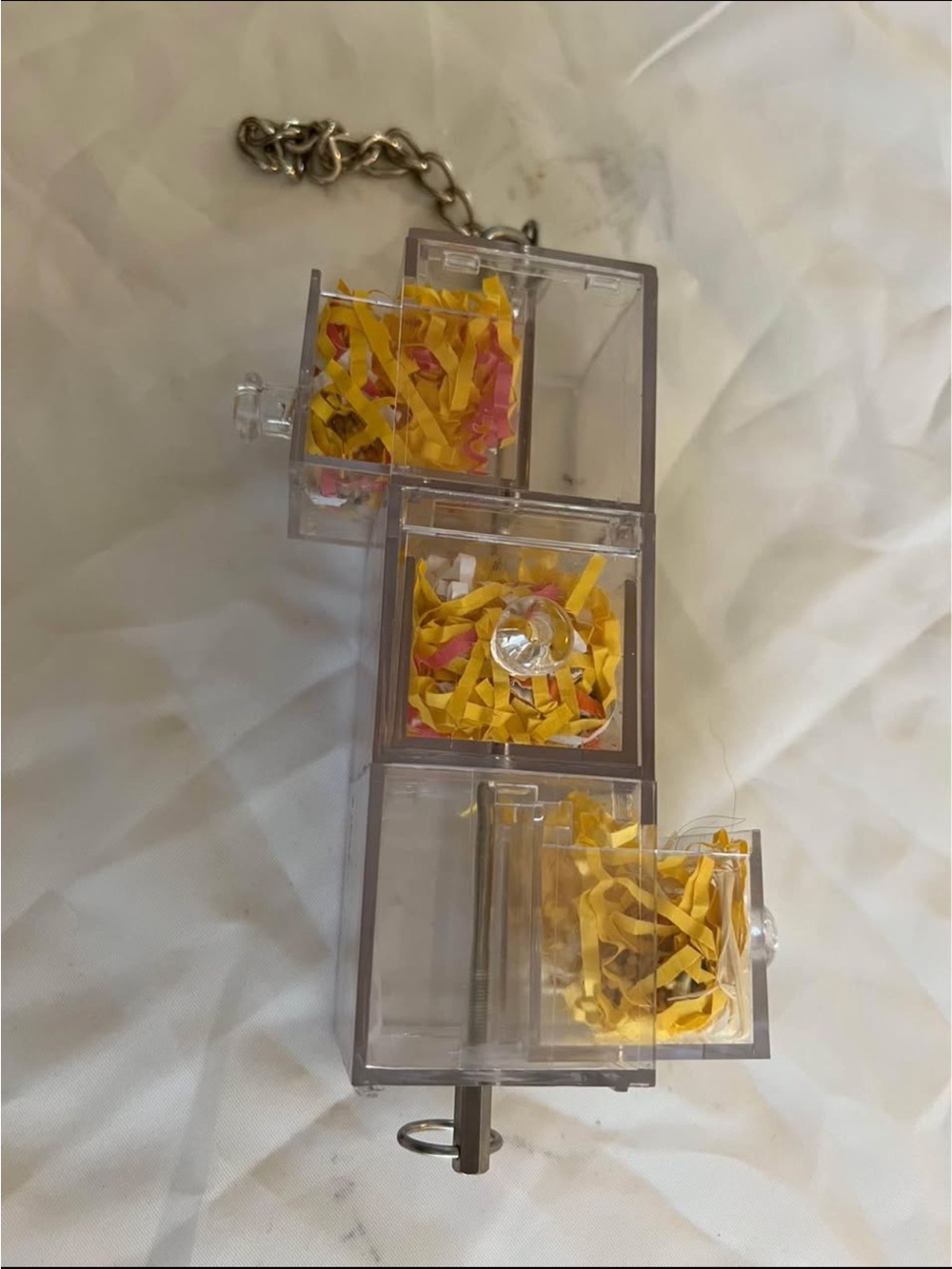 Bird enrichment foraging Toy